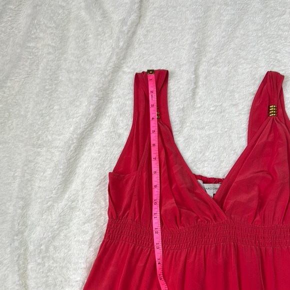Gerard Darel Red Chemise Dress with Empire Waist - Picture 6 of 9